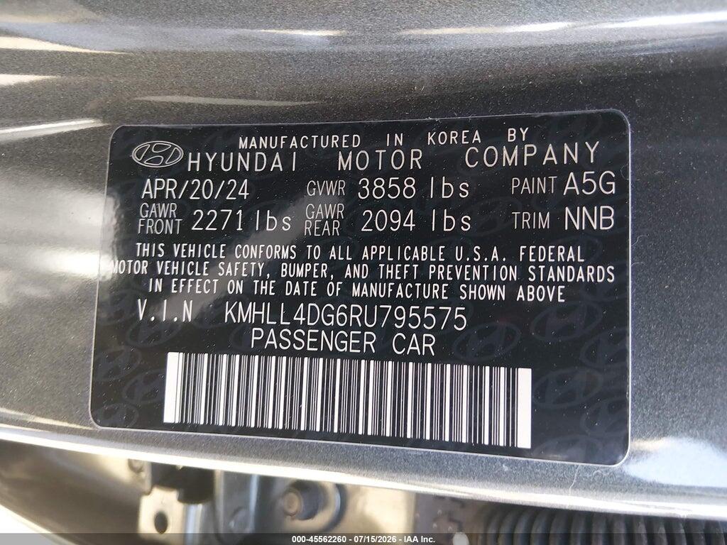 KMHLL4DG6RU795575 2024 HYUNDAI ELANTRA photo no. 9