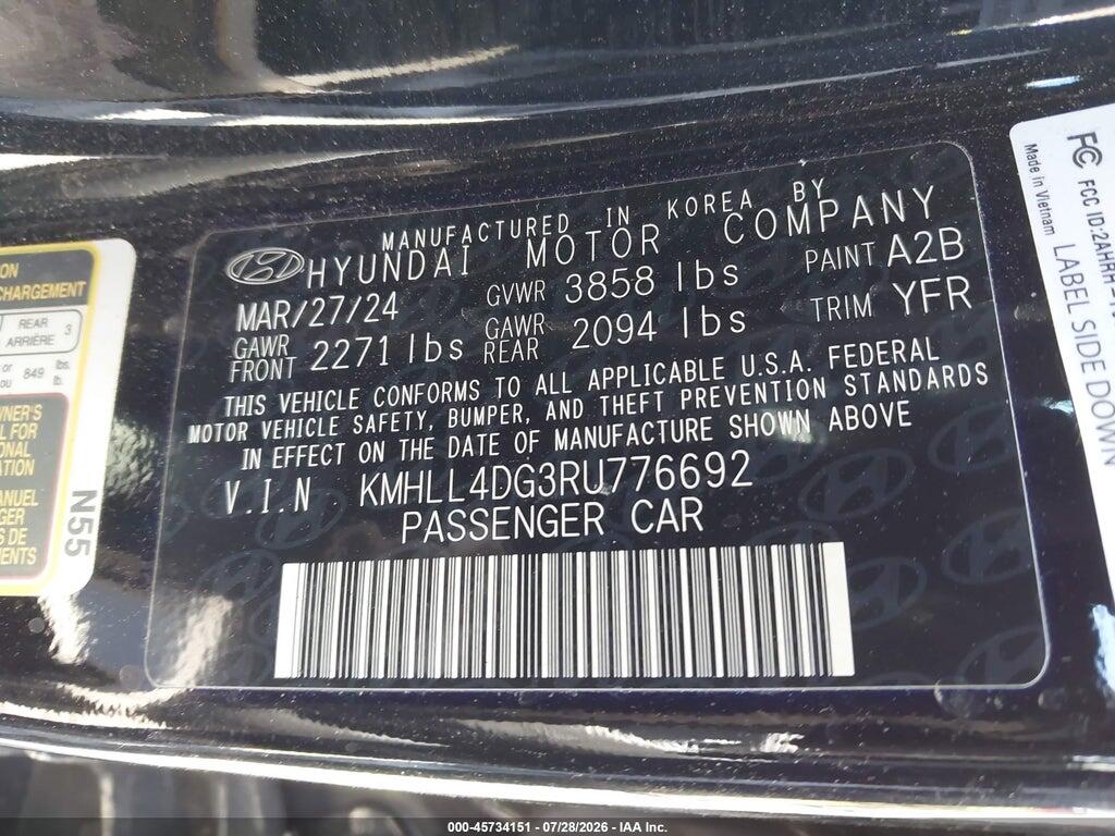 KMHLL4DG3RU776692 2024 HYUNDAI ELANTRA photo no. 9