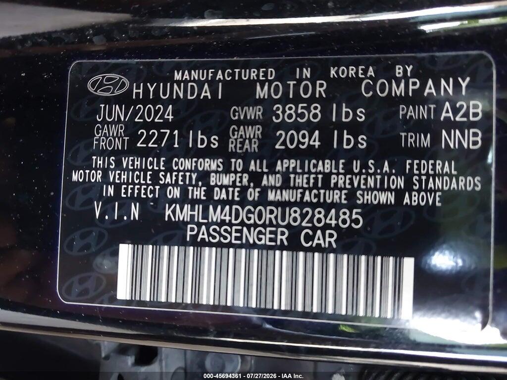 KMHLM4DG0RU828485 2024 HYUNDAI ELANTRA photo no. 9