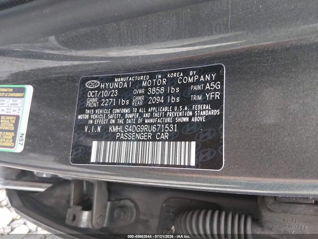 KMHLS4DG9RU671531 2024 HYUNDAI ELANTRA photo no. 9