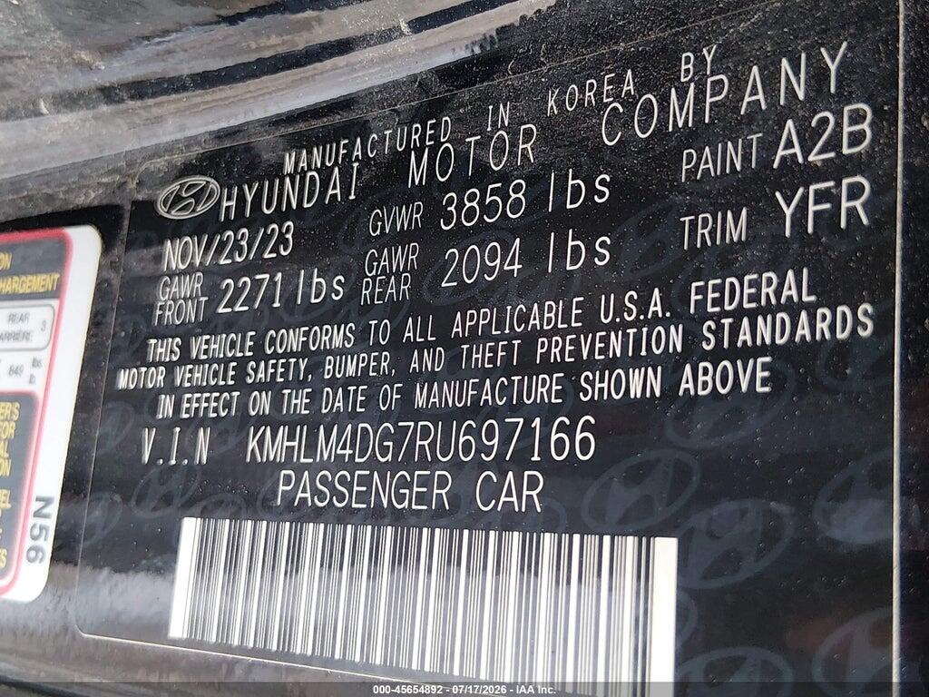 KMHLM4DG7RU697166 2024 HYUNDAI ELANTRA photo no. 9