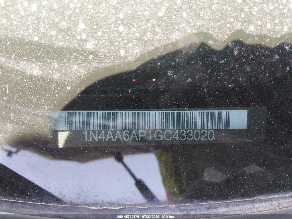 1N4AA6AP1GC433020 2016 NISSAN MAXIMA photo no. 9