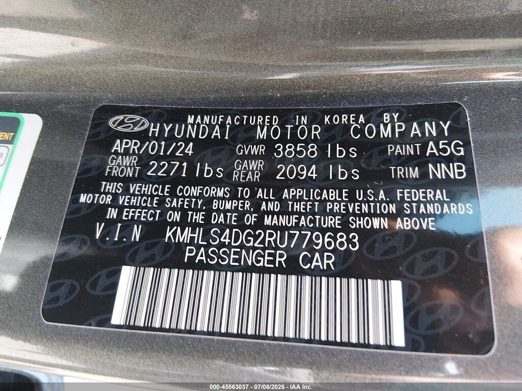 KMHLS4DG2RU779683 2024 HYUNDAI ELANTRA photo no. 9