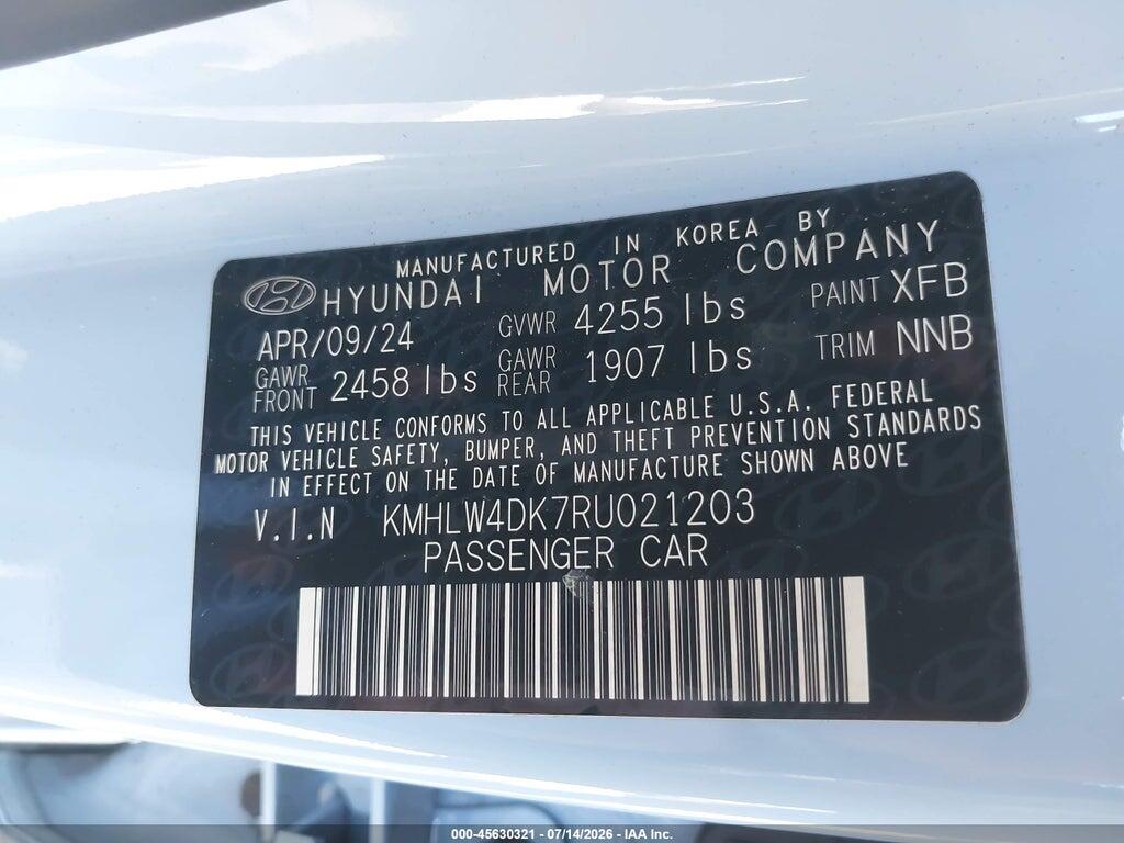 KMHLW4DK7RU021203 2024 HYUNDAI ELANTRA N photo no. 9