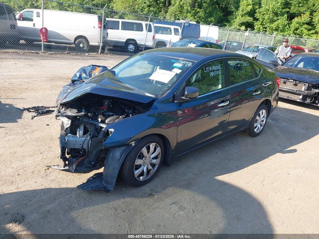 3N1AB7AP7HY263576 2017 NISSAN SENTRA photo no. 2