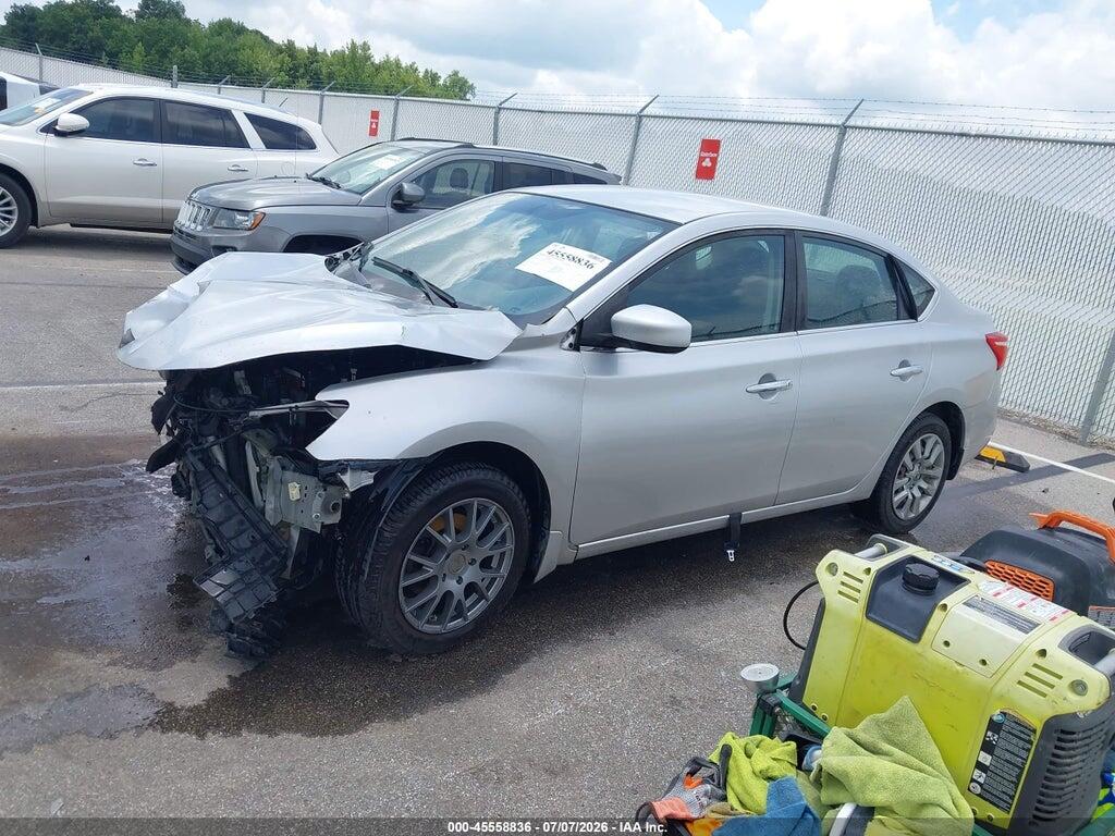 3N1AB7AP1HY391084 2017 NISSAN SENTRA photo no. 2