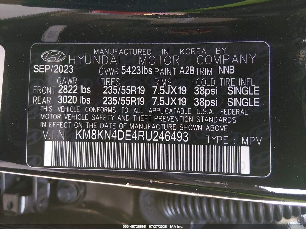 KM8KN4DE4RU246493 2024 HYUNDAI IONIQ 5 photo no. 9