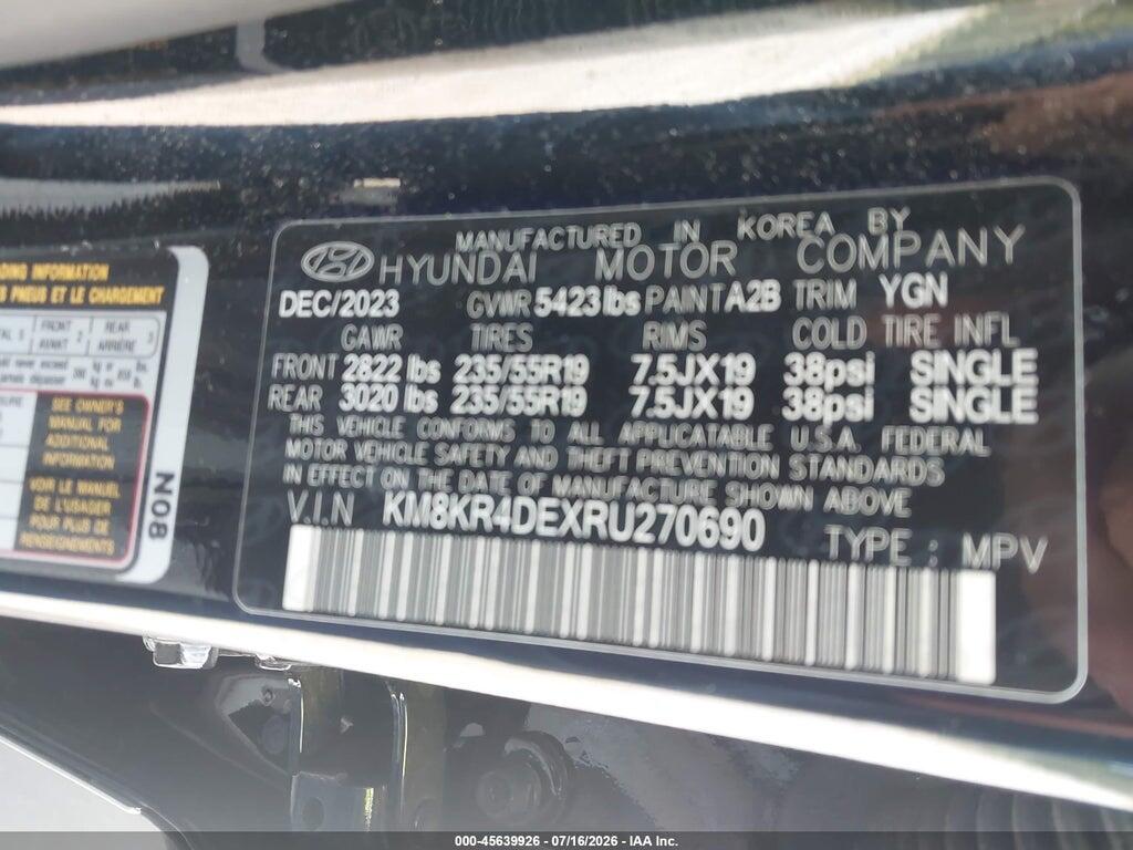 KM8KR4DEXRU270690 2024 HYUNDAI IONIQ 5 photo no. 9
