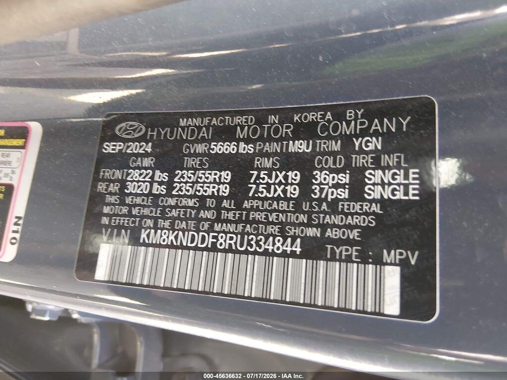 KM8KNDDF8RU334844 2024 HYUNDAI IONIQ 5 photo no. 9