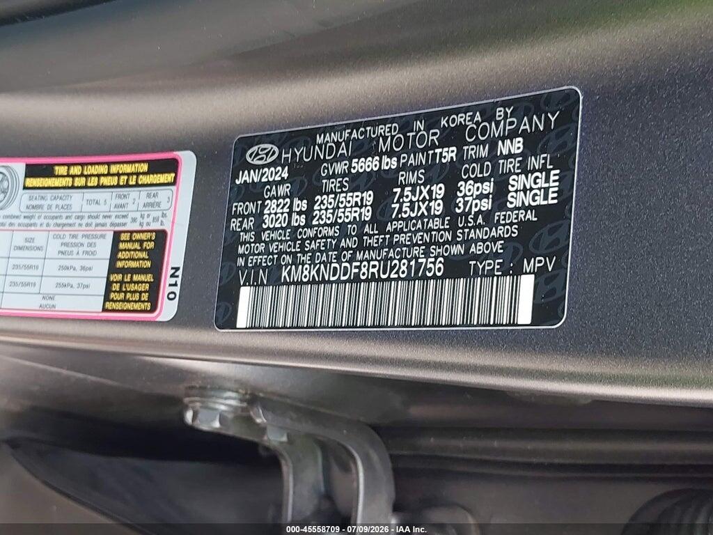 KM8KNDDF8RU281756 2024 HYUNDAI IONIQ 5 photo no. 9