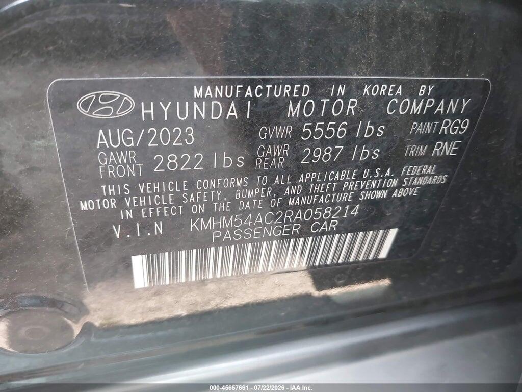 KMHM54AC2RA058214 2024 HYUNDAI IONIQ 6 photo no. 9