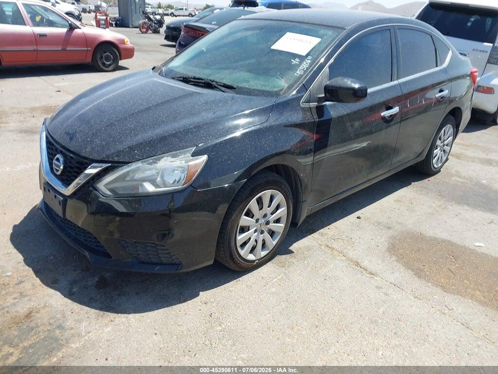 3N1AB7AP1HL673593 2017 NISSAN SENTRA photo no. 2