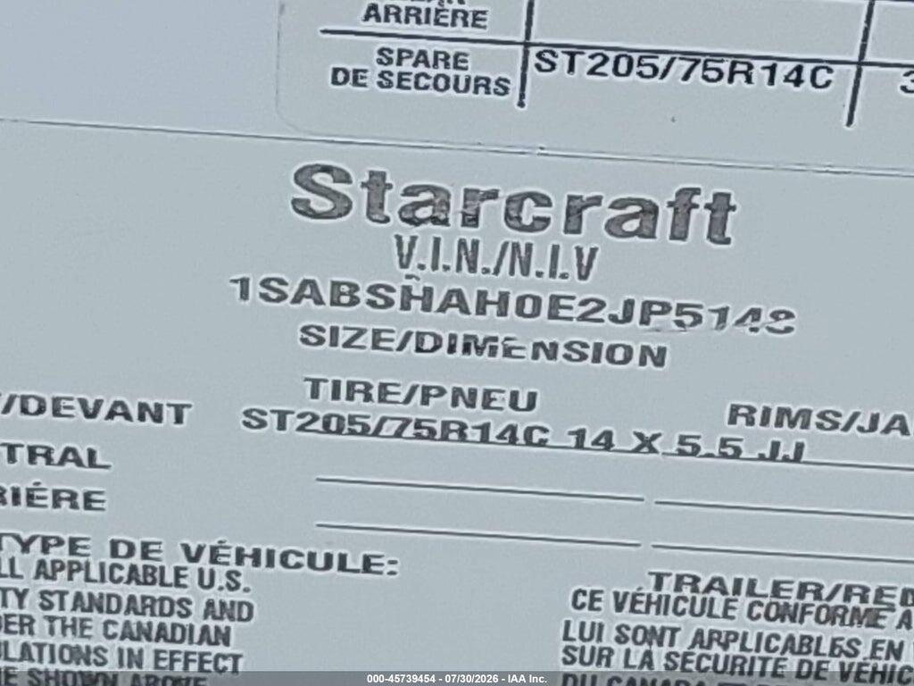 1SABSHAH0E2JP5148 2014 STARCRAFT LAUNCH TRAVEL TRAILER photo no. 9