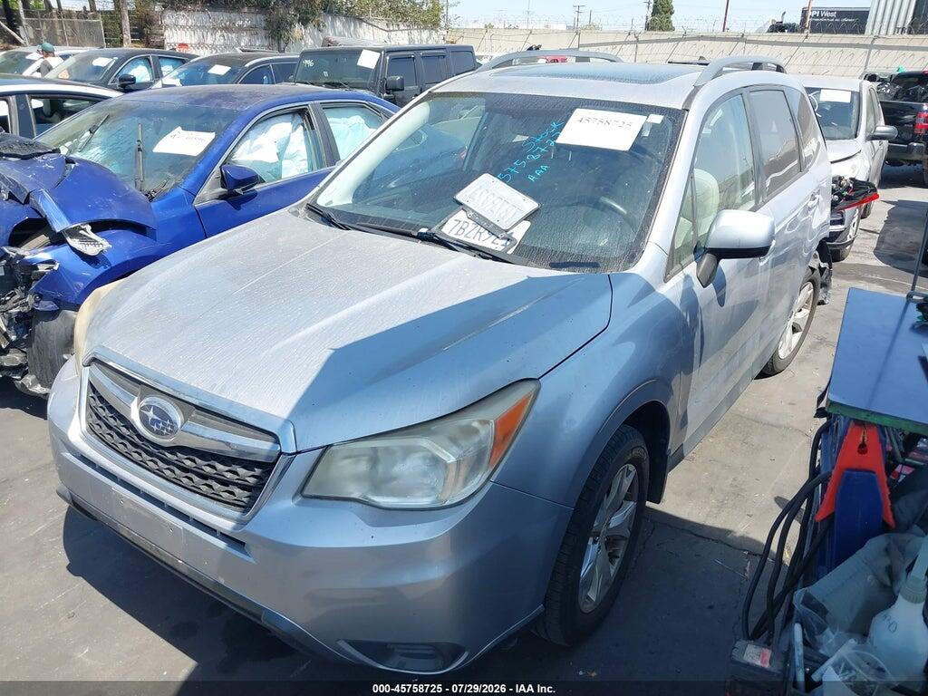JF2SJAEC8EH455347 2014 SUBARU FORESTER photo no. 2