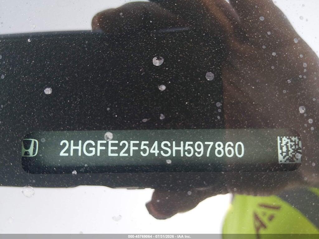 2HGFE2F54SH597860 2025 HONDA CIVIC photo no. 9