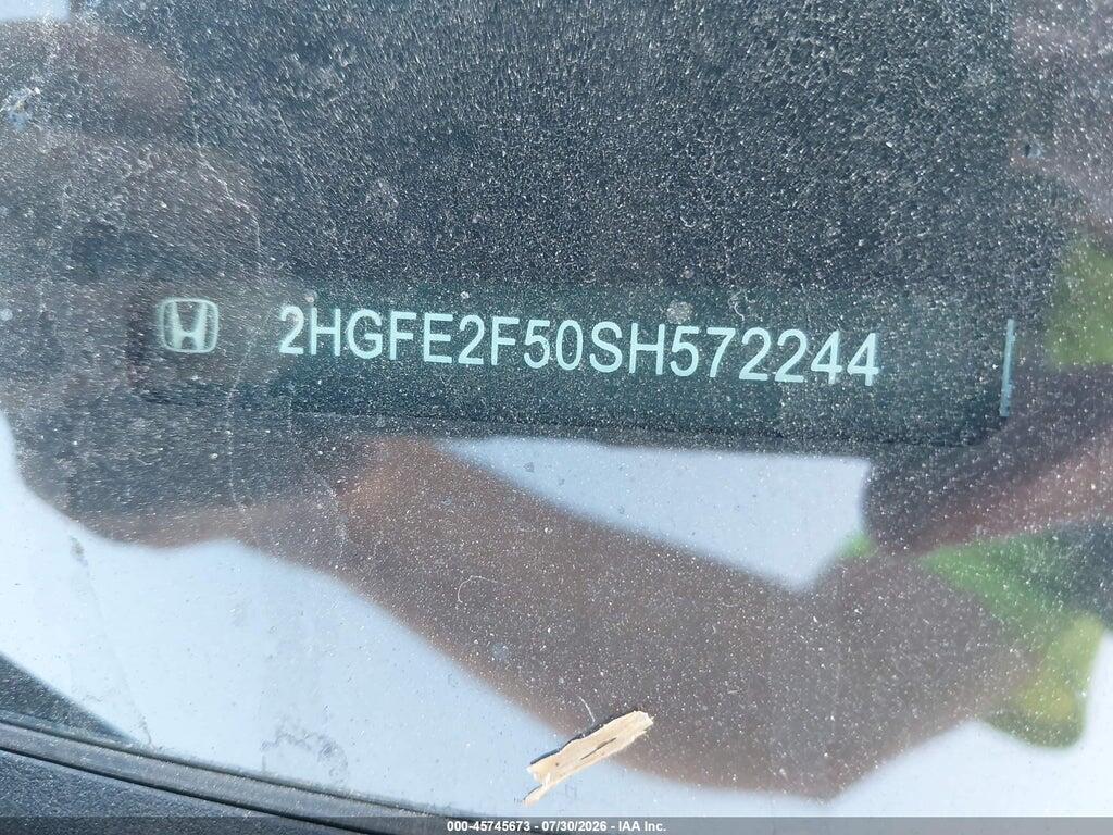 2HGFE2F50SH572244 2025 HONDA CIVIC photo no. 9