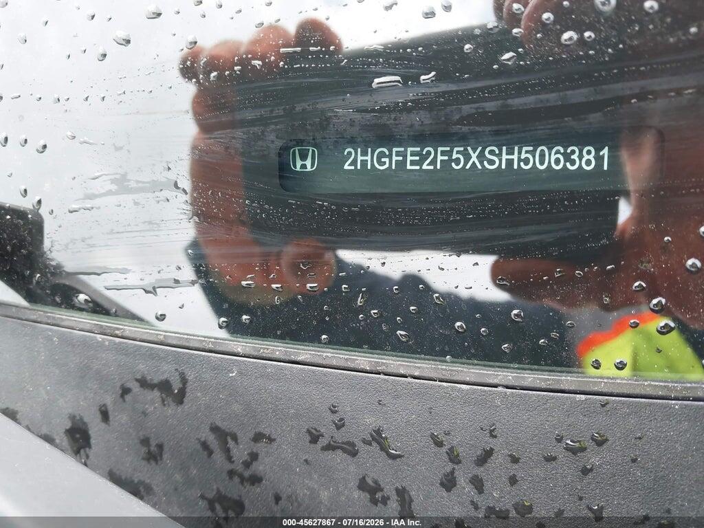 2HGFE2F5XSH506381 2025 HONDA CIVIC photo no. 9