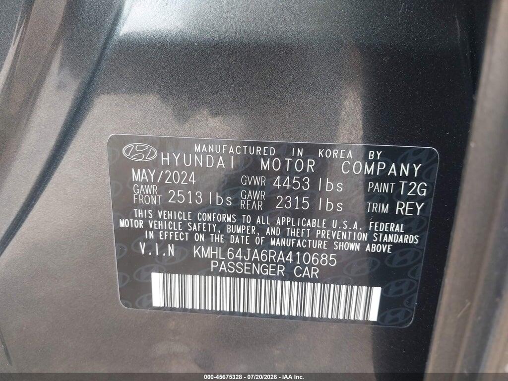 KMHL64JA6RA410685 2024 HYUNDAI SONATA photo no. 9