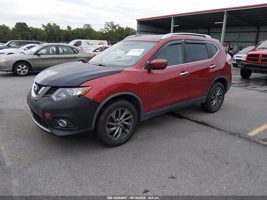 KNMAT2MV8GP690370 2016 NISSAN ROGUE photo no. 2
