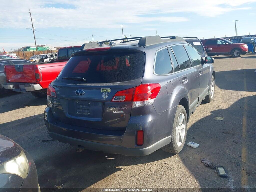 4S4BRBDC4E3237607 2014 SUBARU OUTBACK photo no. 4