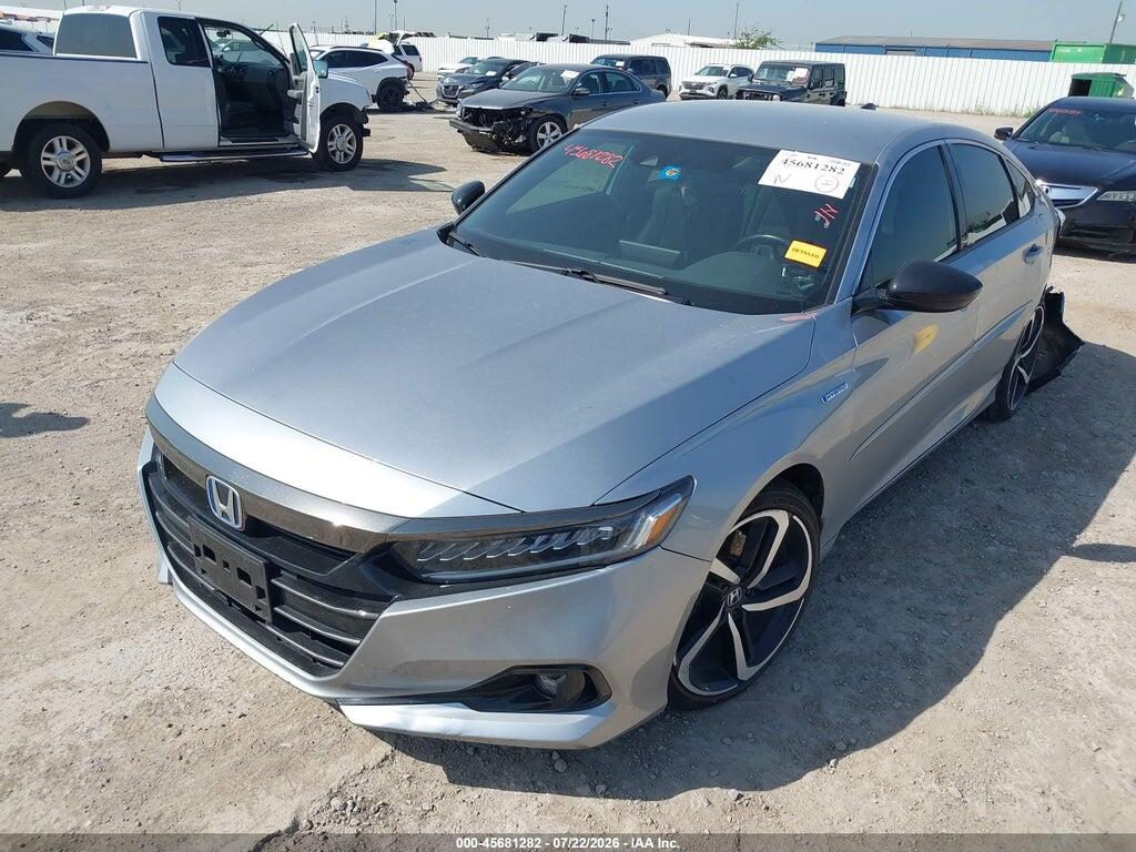 1HGCV3F25NA047262 2022 HONDA ACCORD HYBRID photo no. 2