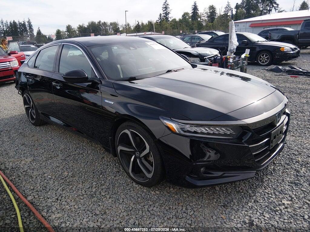 1HGCV3F26NA034987 2022 HONDA ACCORD HYBRID photo no. 1