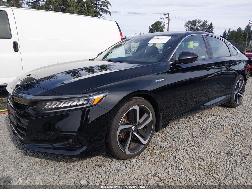 1HGCV3F26NA034987 2022 HONDA ACCORD HYBRID photo no. 2