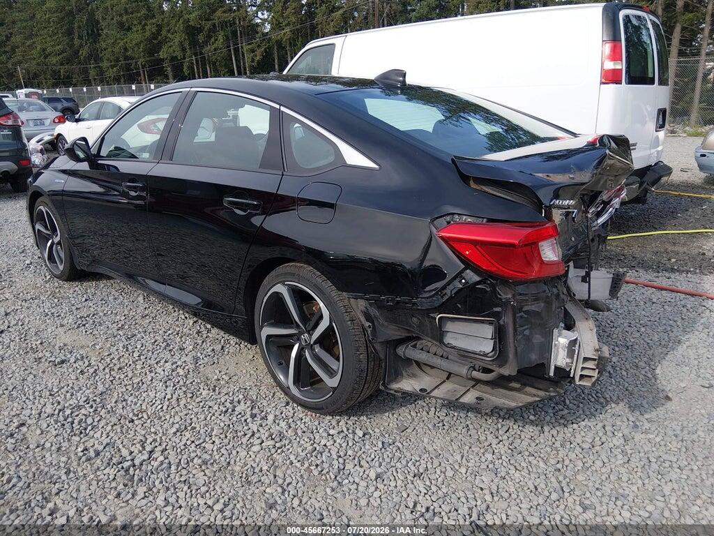 1HGCV3F26NA034987 2022 HONDA ACCORD HYBRID photo no. 3