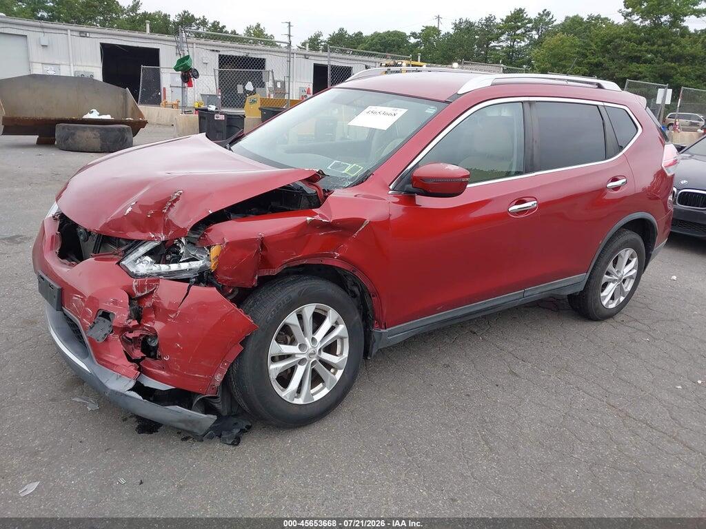 KNMAT2MVXGP692668 2016 NISSAN ROGUE photo no. 2