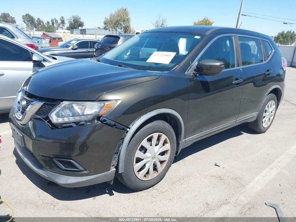 KNMAT2MT5GP672472 2016 NISSAN ROGUE photo no. 2