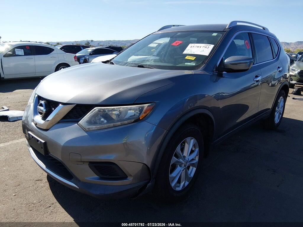 KNMAT2MT8GP684129 2016 NISSAN ROGUE photo no. 2