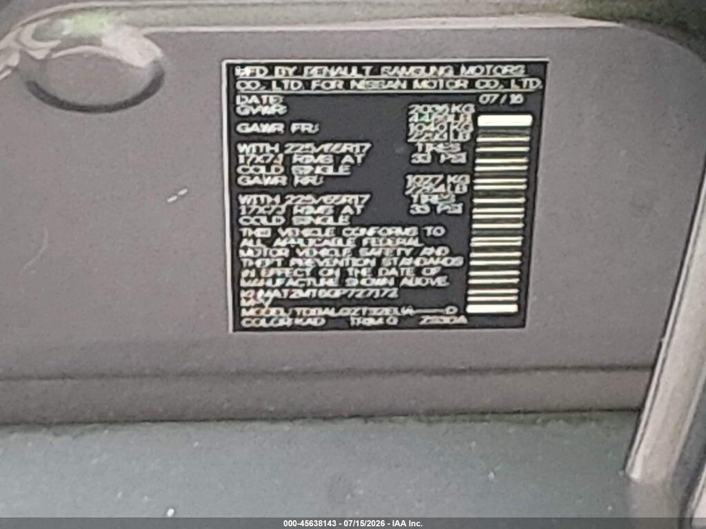 KNMAT2MT6GP727172 2016 NISSAN ROGUE photo no. 9