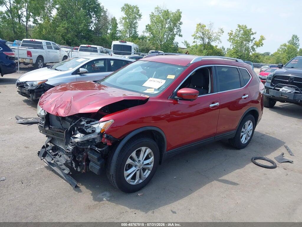 KNMAT2MV4GP649413 2016 NISSAN ROGUE photo no. 2