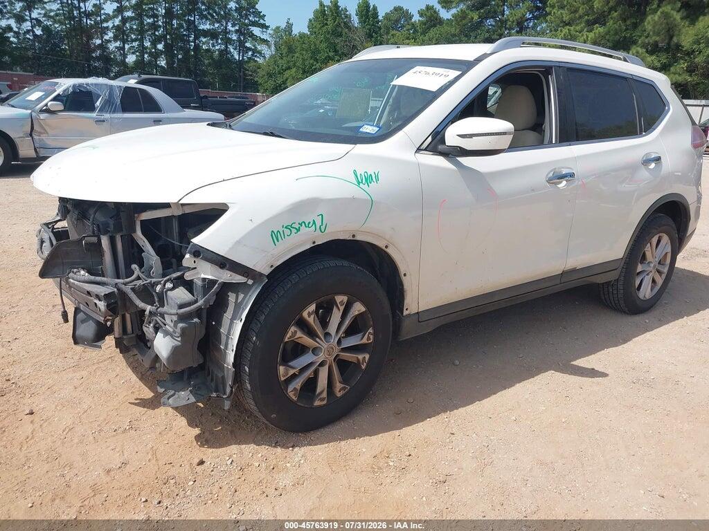 KNMAT2MV9GP699739 2016 NISSAN ROGUE photo no. 2