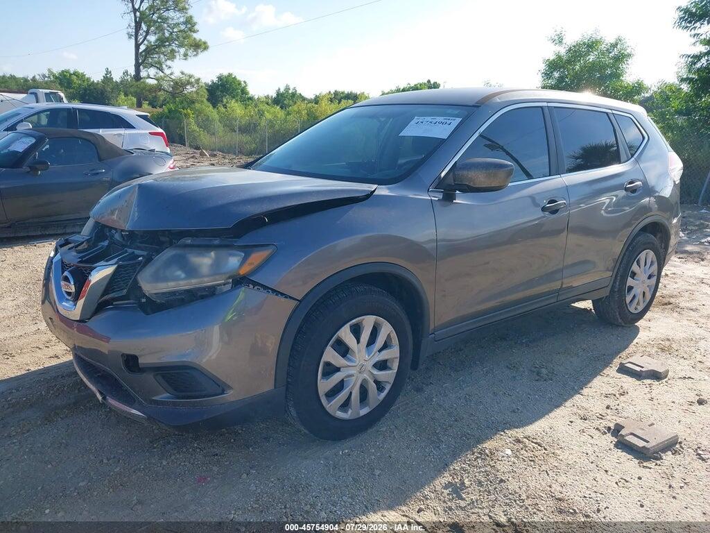 KNMAT2MT8GP593054 2016 NISSAN ROGUE photo no. 2
