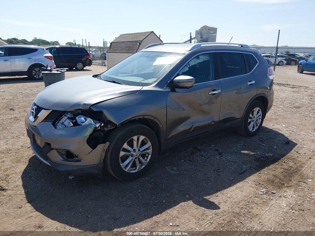 KNMAT2MV0GP682814 2016 NISSAN ROGUE photo no. 2