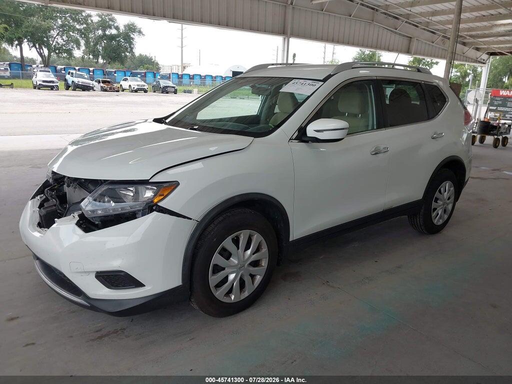 KNMAT2MT8GP659148 2016 NISSAN ROGUE photo no. 2