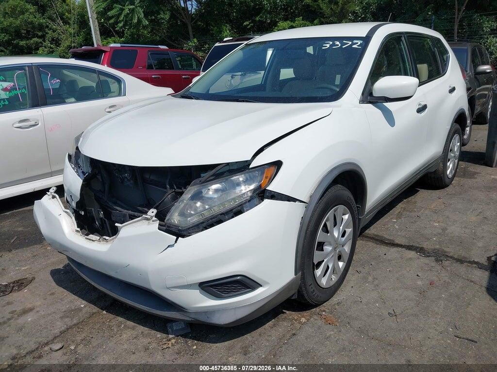 KNMAT2MT5GP653372 2016 NISSAN ROGUE photo no. 2