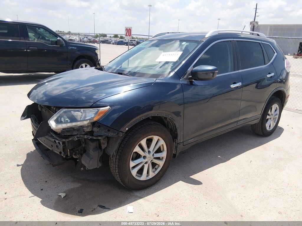 KNMAT2MT2GP687012 2016 NISSAN ROGUE photo no. 2