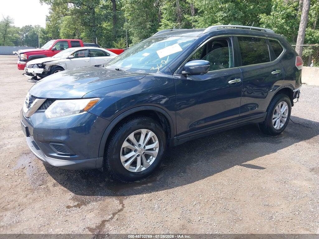 KNMAT2MVXGP656527 2016 NISSAN ROGUE photo no. 2