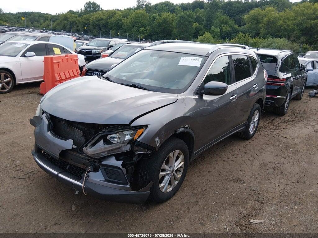 KNMAT2MV4GP667135 2016 NISSAN ROGUE photo no. 2