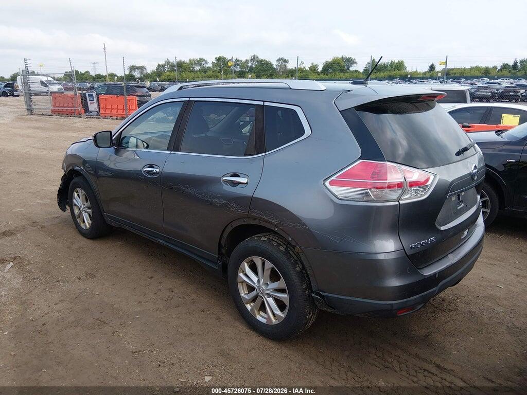 KNMAT2MV4GP667135 2016 NISSAN ROGUE photo no. 3