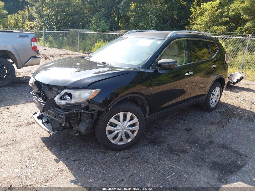 KNMAT2MT0GP614687 2016 NISSAN ROGUE photo no. 2