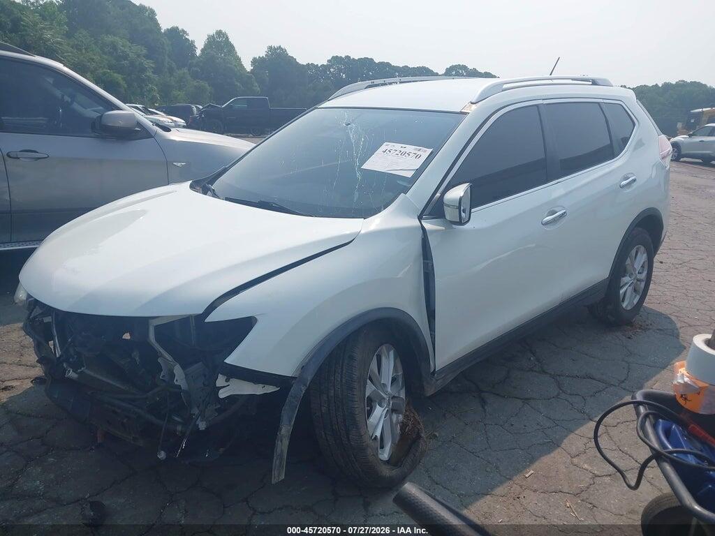 KNMAT2MT3GP620709 2016 NISSAN ROGUE photo no. 2