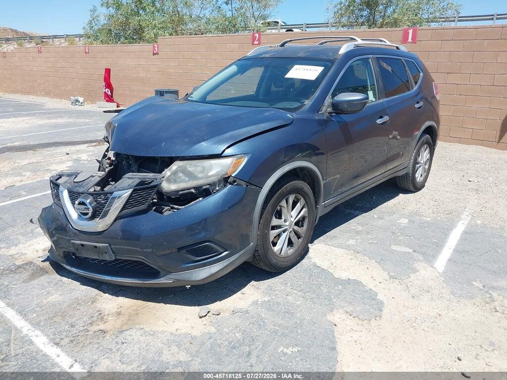 KNMAT2MT1GP624726 2016 NISSAN ROGUE photo no. 2
