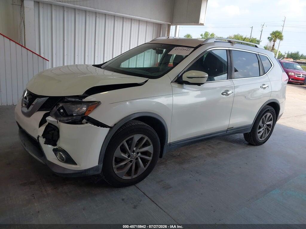 KNMAT2MT2GP704620 2016 NISSAN ROGUE photo no. 2