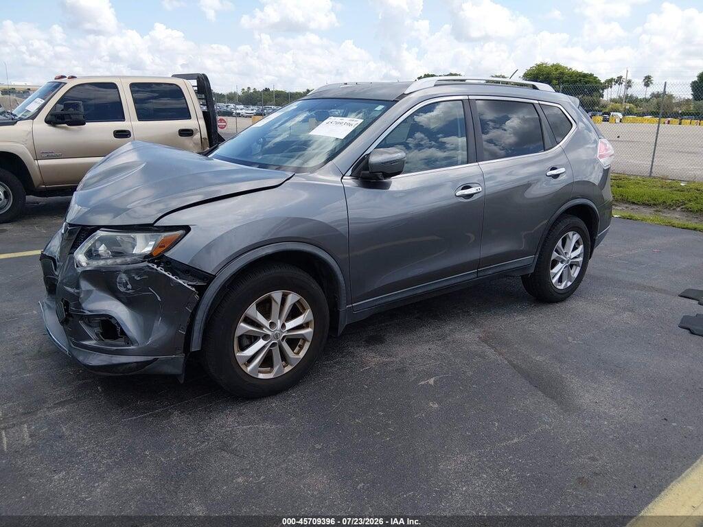 KNMAT2MT6GP730170 2016 NISSAN ROGUE photo no. 2