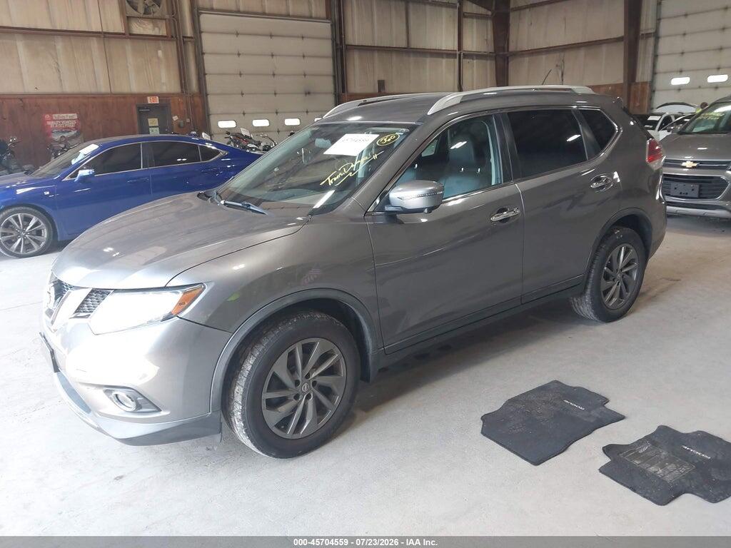 KNMAT2MV4GP689913 2016 NISSAN ROGUE photo no. 2