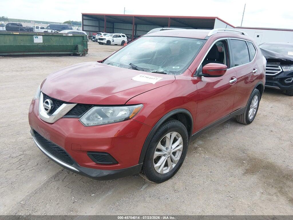 KNMAT2MV1GP693627 2016 NISSAN ROGUE photo no. 2