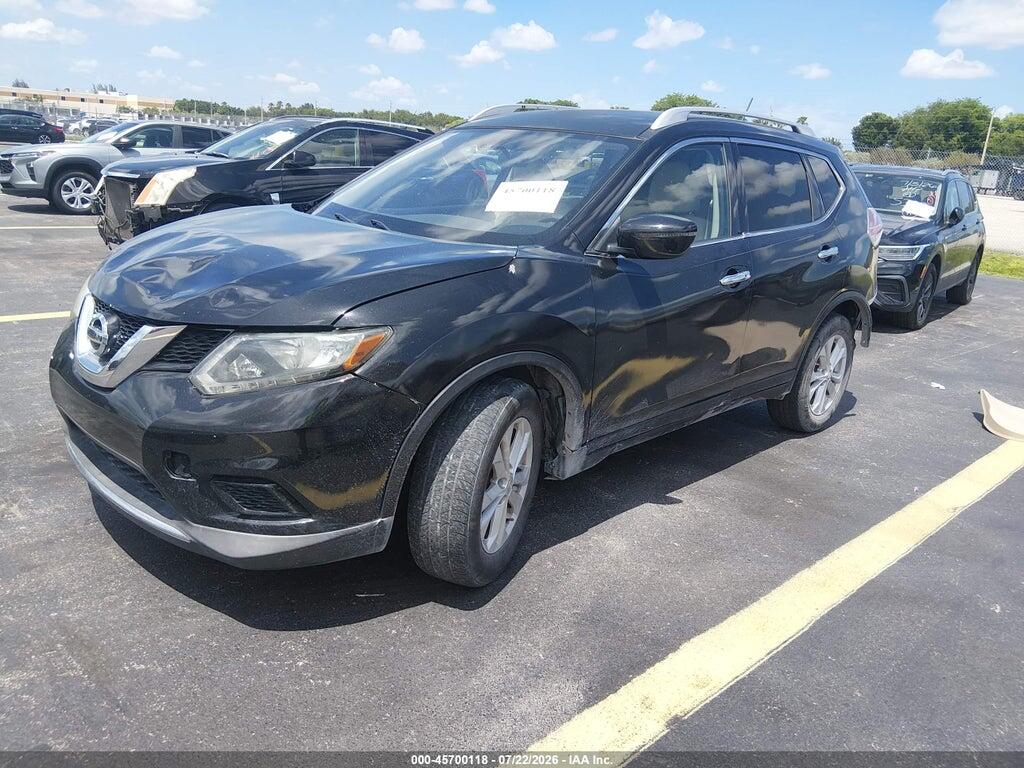 KNMAT2MT2GP710546 2016 NISSAN ROGUE photo no. 2